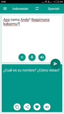 Indonesian-Spanish Translator android App screenshot 1