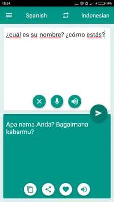 Indonesian-Spanish Translator android App screenshot 2